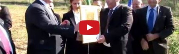 President of Ukraine Plants Olive Tree at Grove of Nations in Jerusalem