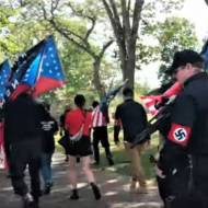 Neo Nazis march in Williamsport, PA