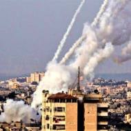 Palestinians terrorists launch rockets