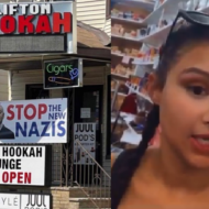 Anti-Semitic sign and clerk in New Jersey