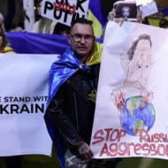 protest russia ukraine tel aviv