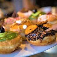 Doughnuts (sofganiyot) on sale in Jerusalem