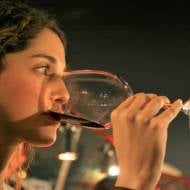 Tasting wine at the Israel Museum's annual wine festival