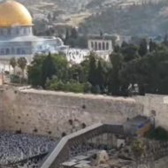 Western Wall and Temple Mount