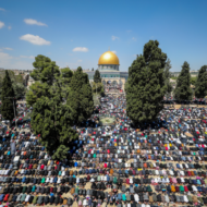 Temple Mount during Ramadan.