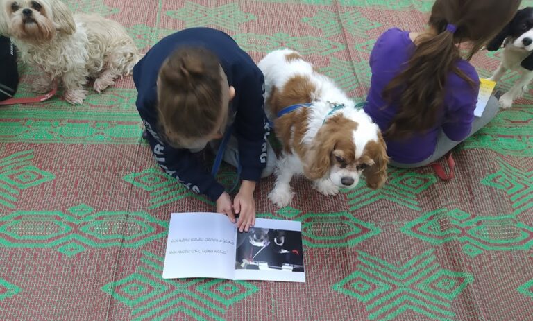 Study shows dogs aid kids’ reading