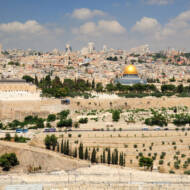 Jerusalem,Landscape,As,Seen,From,The,Mount,Of,Olives.