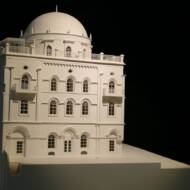 A model of Tiferet Yisrael Synagogue