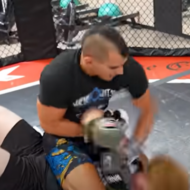 Natan Levy in a cage fight with an antisemite