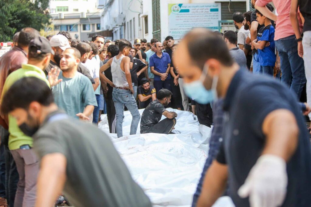 Hamas headquarters hidden under Shifa Hospital, the largest medical facility in the Gaza Strip, Oct. 27, 2023. Credit: IDF.
