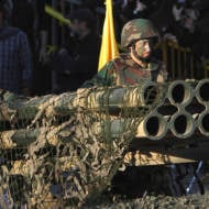 Lebanon Hezbollah terrorist rocket launchers