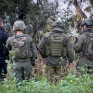 IDF soldiers north of Israel