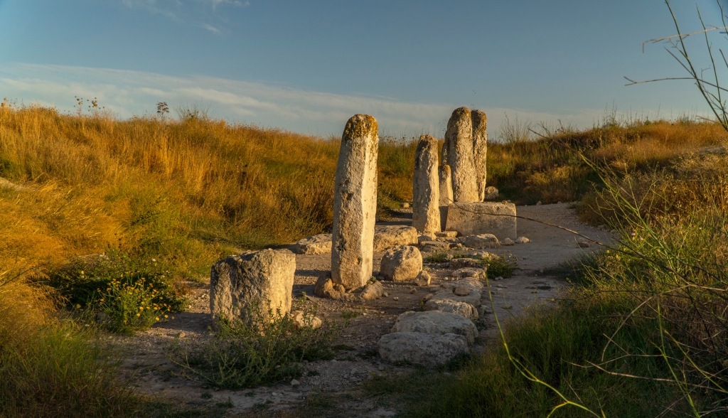 Remains of one of the largest Canaanite cultic sites. This type of worship (erecting a pillar) is explicitly forbidden according to Torah (Hebrew Bible) law (see Leviticus 26:1). Photo Credit: Shutterstock