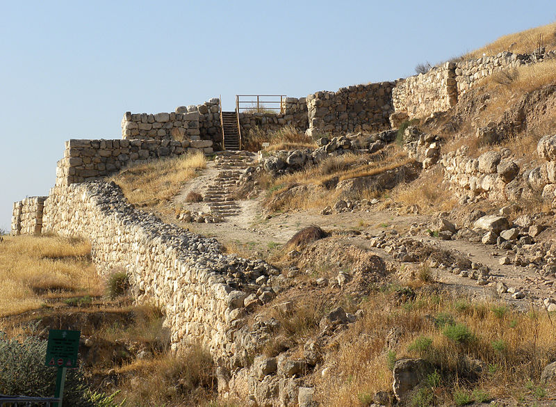 Ancient fortress walls of Lachish. If these walls could talk, they would tell of the fascinating and volatile events that took place here over hundreds of years!  Photo Credit: Wilson44691- Creative Commons Attribution-Share Alike 3.0 Unported