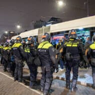 Dutch mobile police officers