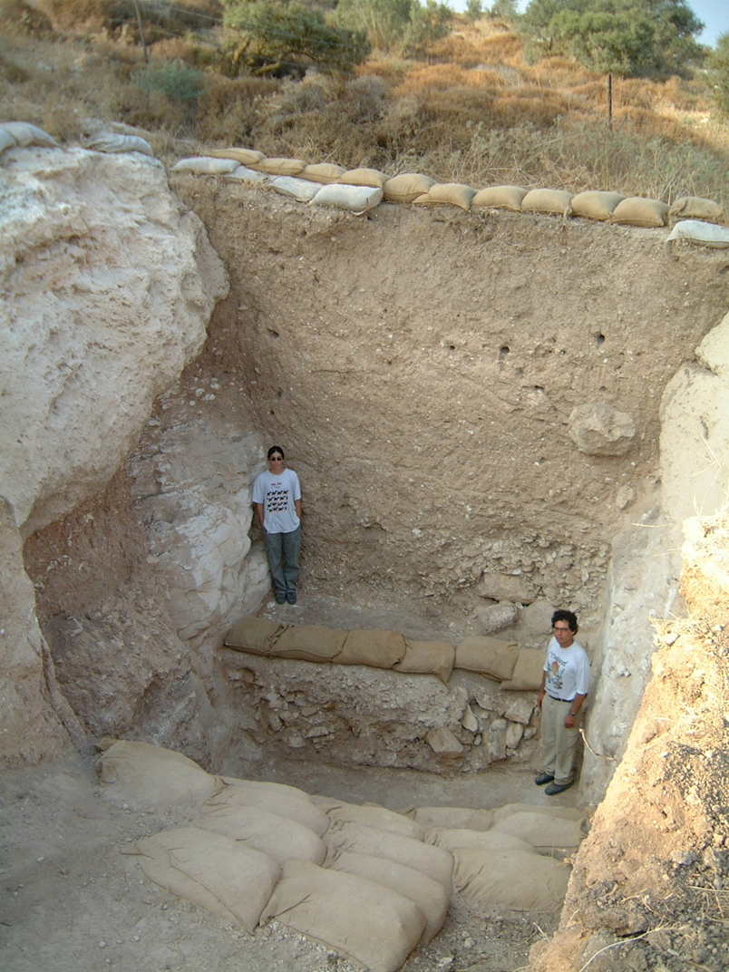 The siege moat believed to have been constructed by King Hazael of Aram. Photo Credit: The Tell es-Safi/Gath Archaeological Project