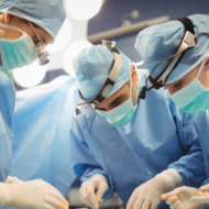 Surgeons operating