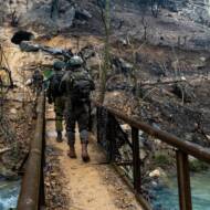 IDF forces at the Litani River in Lebanon