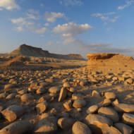 Zin Valley in the Negev desert