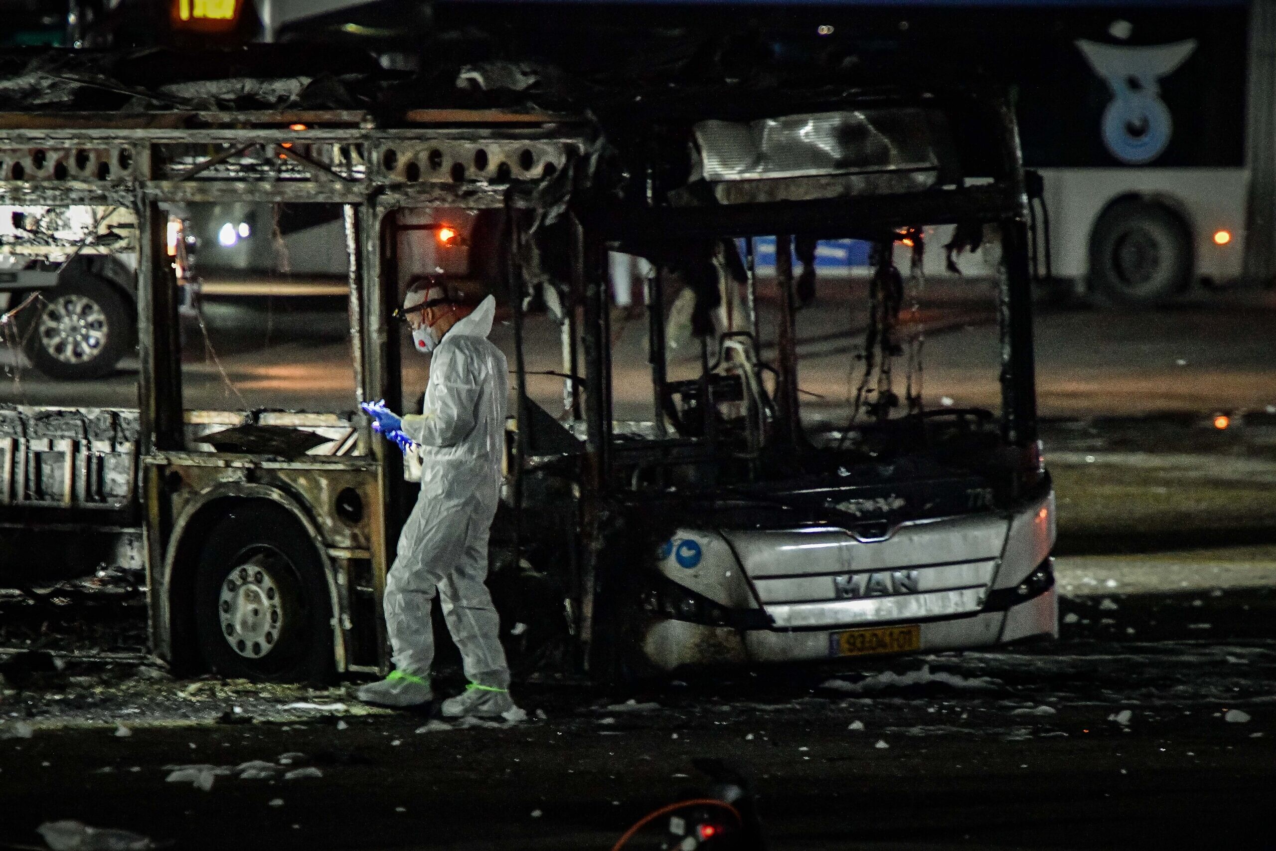 Bus explosion Bat Yam