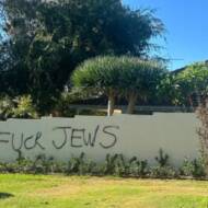 Antisemitic graffiti in Perth, Australia