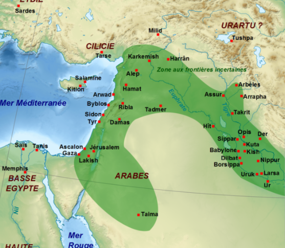 The Babylonian Empire at its Zenith included Israel.