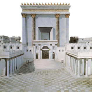 Model of the Second Temple which stood in Jerusalem until it’s destruction in 70 CE