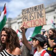 Anti-Israel protesters