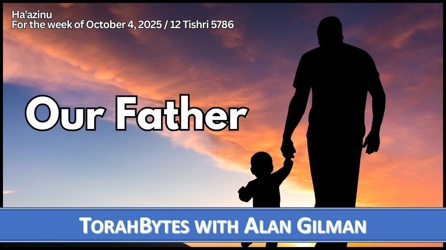 - BeitEmet - House of Truth Message information over a silhouette of a father walking with a young child during sunset