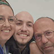 Eitan Mor and parents